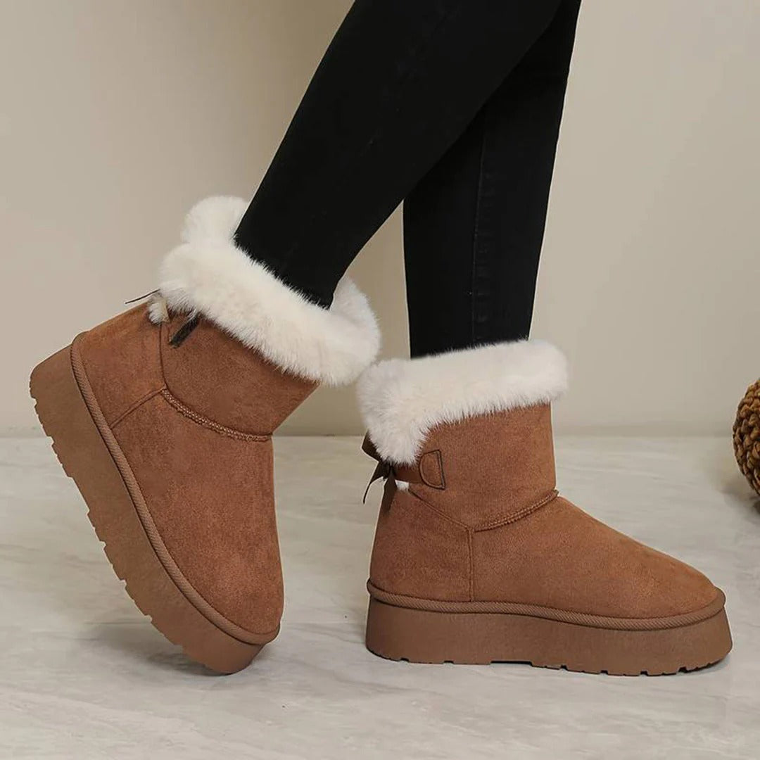 Comfortable Women's Ankle Boots with Soft Fur Lining