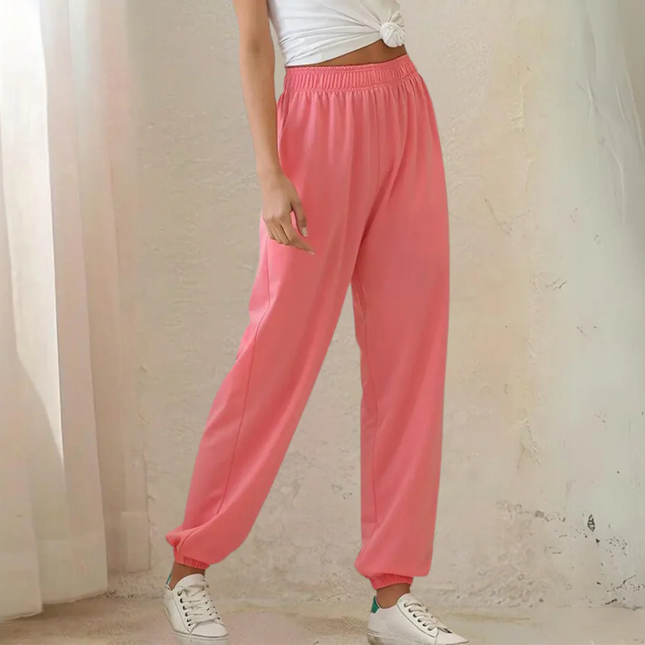 Casual Comfortabele Dames Jogger Met Elastische Tailleband