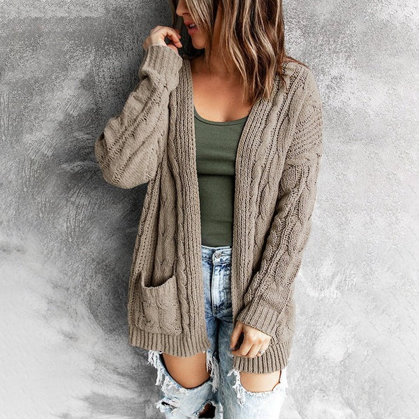 Soft Warm Women's Wool-Blend Vest with Pockets