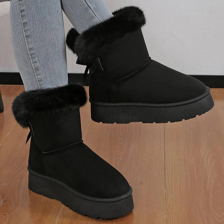 Comfortable Women's Ankle Boots with Soft Fur Lining