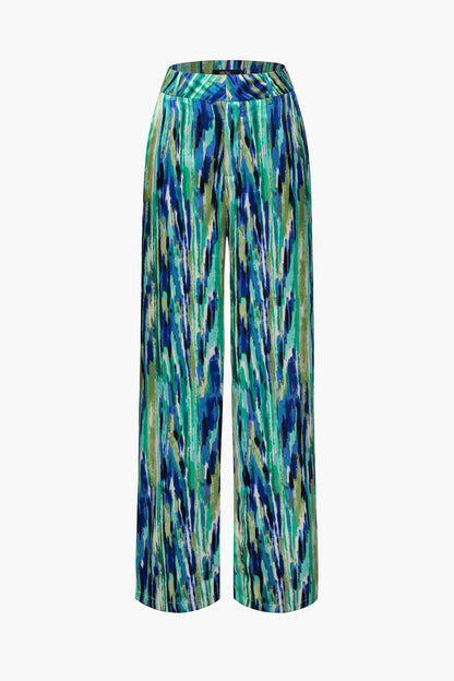 Hanneke | Statement Broek met Kunstzinnige Print