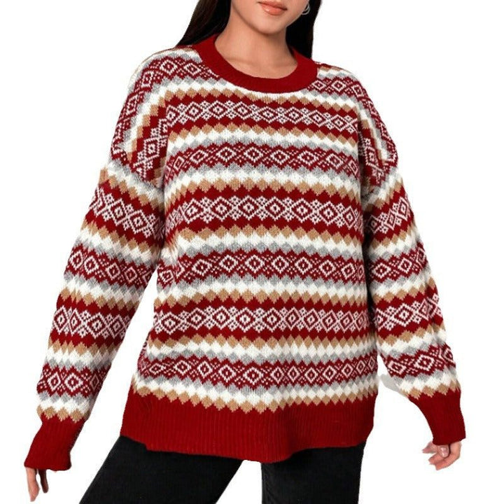 Fair Isle Knit Sweater for Women - View 5