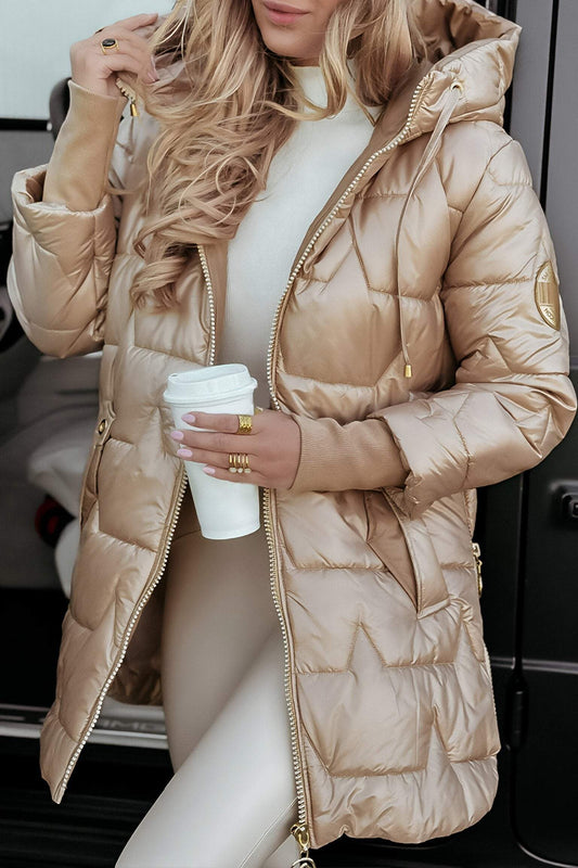 Luxe Gewatteerde Winter Puffer Jas voor vrouwen