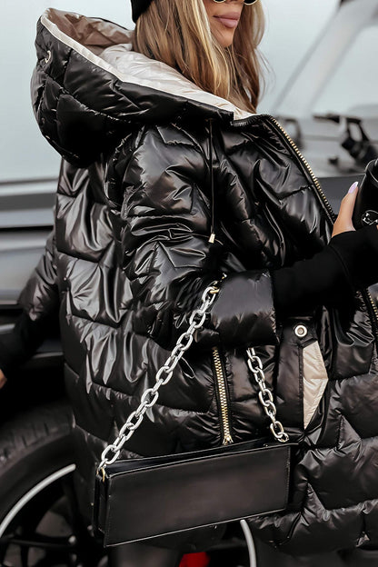 Luxe Gewatteerde Winter Puffer Jas voor vrouwen