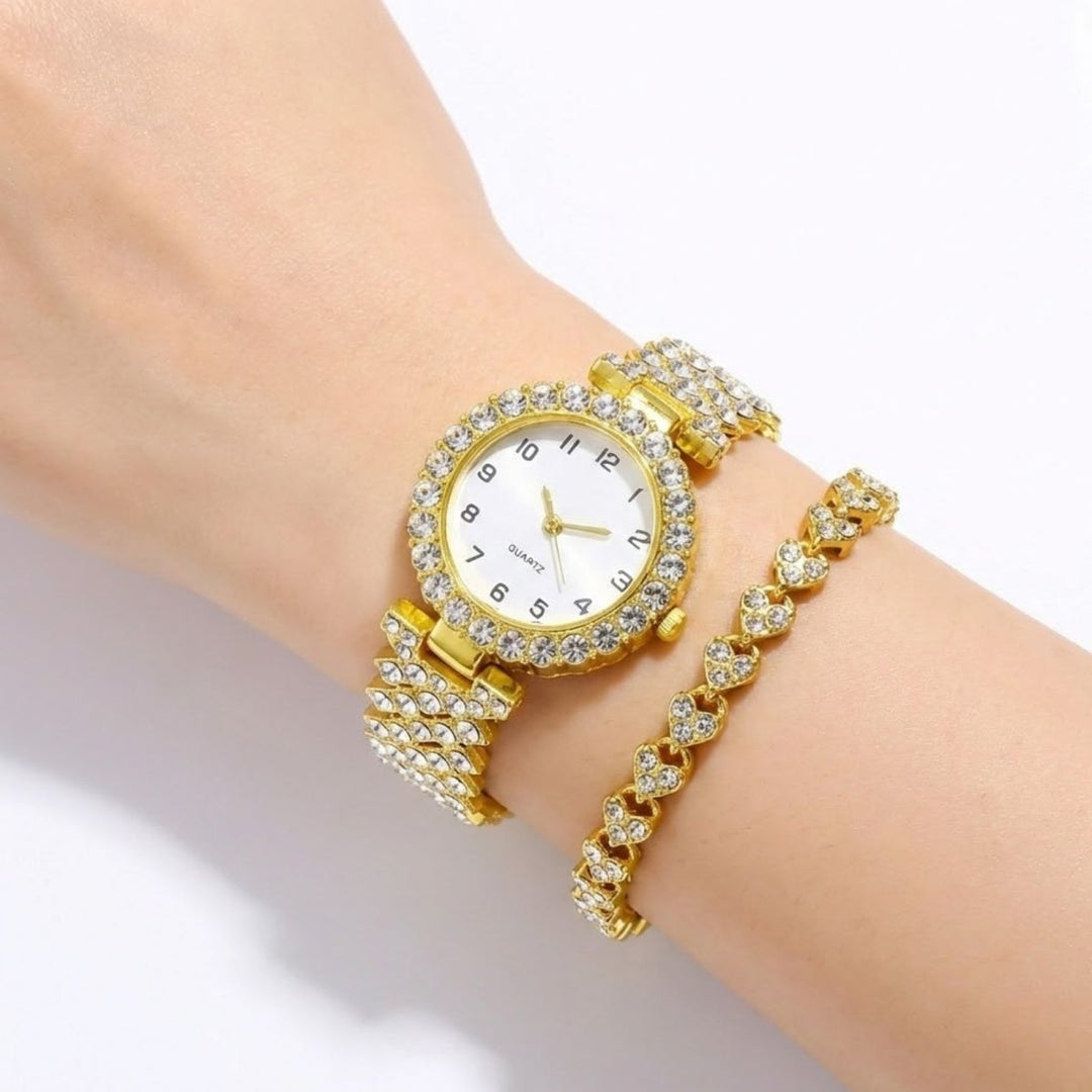 Luxury Women's Watch with Bracelet and Minimalist Design