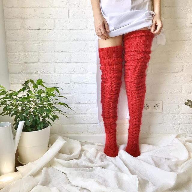 Women's Winter Warm Comfortable Knitted Knee Socks