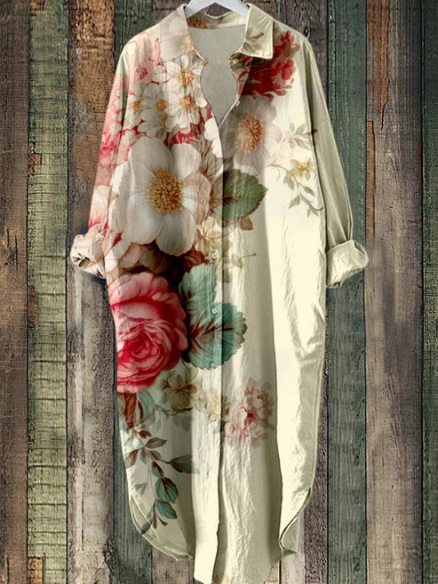 Armenia | Loose Women's Beach Dress with Floral Print