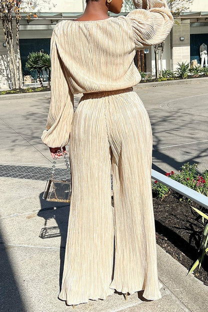 Thea | Plissé Lounge Set