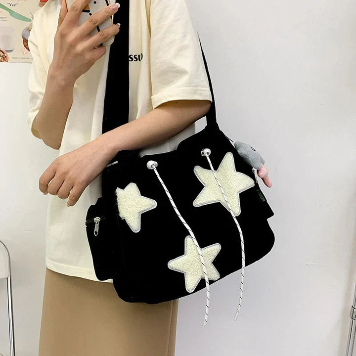 Sac à épaule femme tendance et stylé avec imprimé étoiles