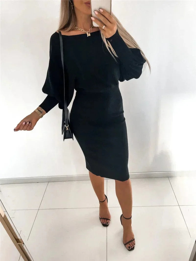 Ciara | Robe élégante unie pour femme