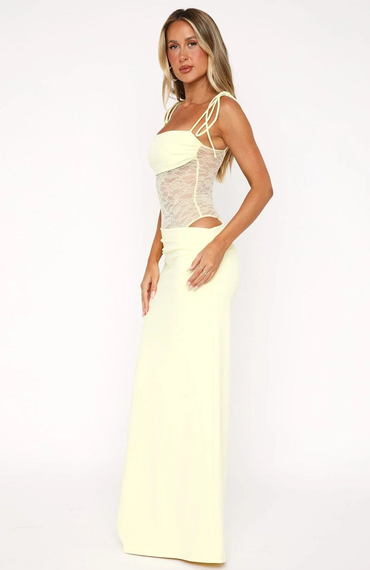 Sophia | Elegant Maxi Dress with Lace