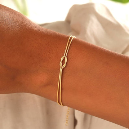 Taisha | Minimalistische Armband met Knoopdetail