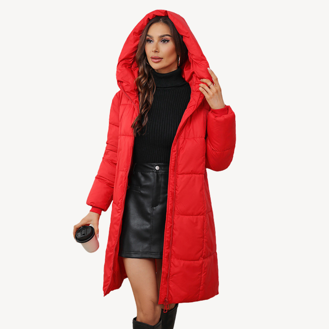 Warme Oversized Dames Puffer Jas met Capuchon