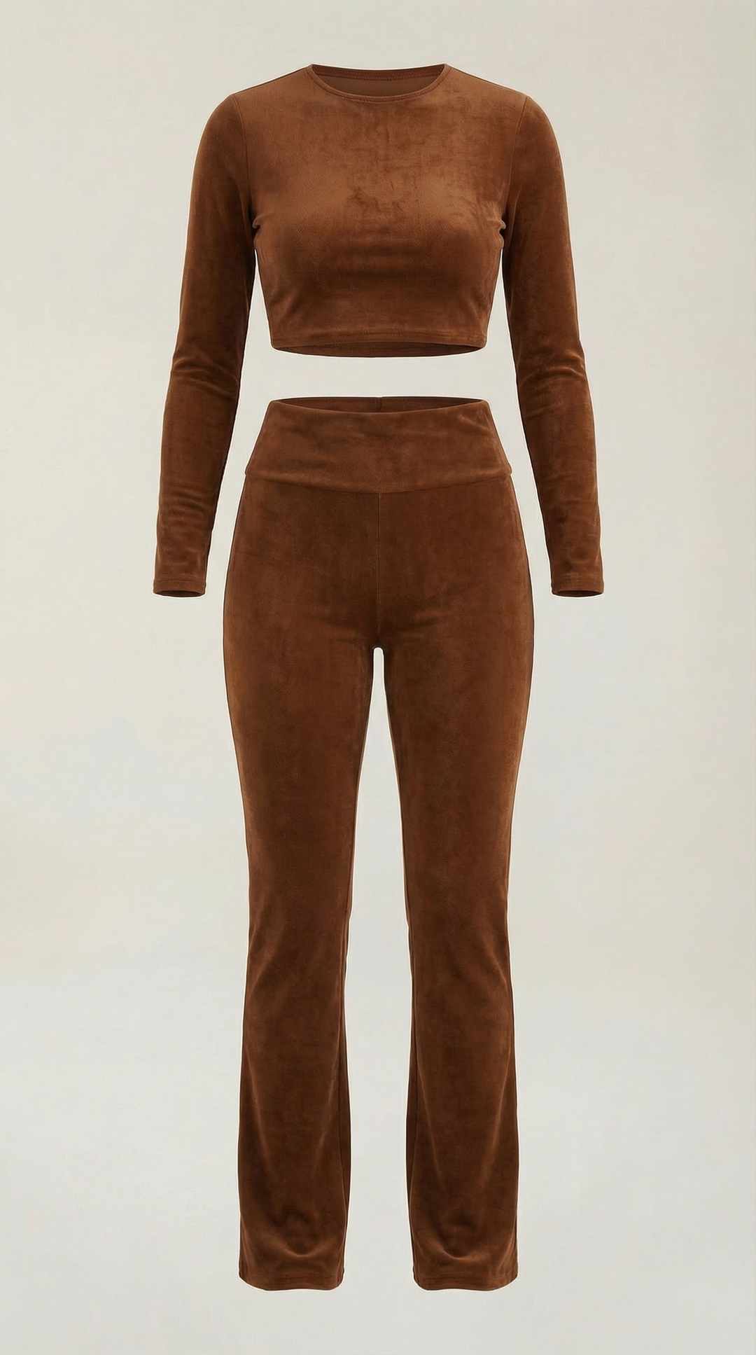 Trendy Co-Ord Set for Women with Cropped Top and Wide Pants