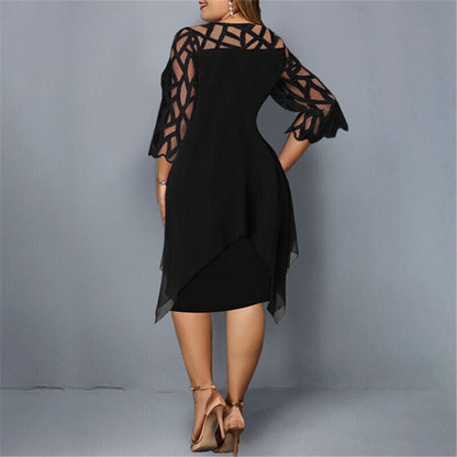 Jacqueline | Elegante Chiffon Feestjurk