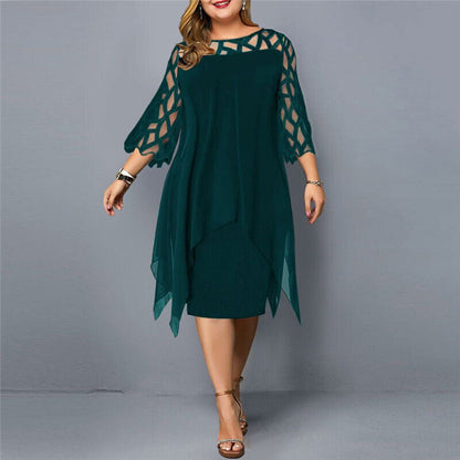 Jacqueline | Elegante Chiffon Feestjurk