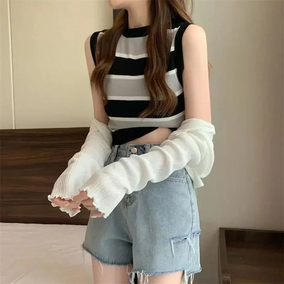 Mandy | Zomerse Gestreepte Crop Top