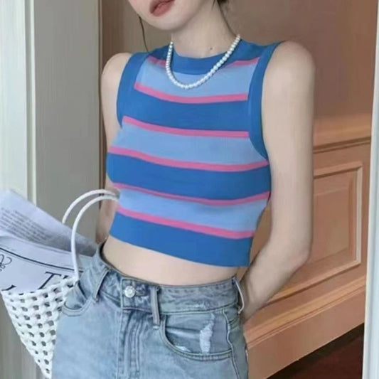 Mandy | Zomerse Gestreepte Crop Top