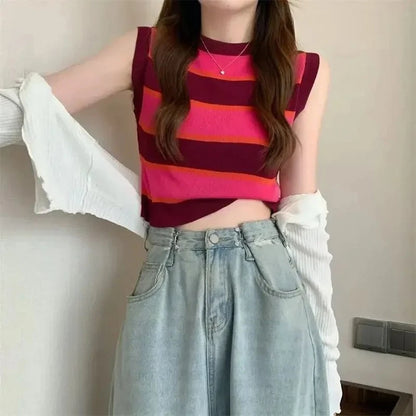 Mandy | Zomerse Gestreepte Crop Top