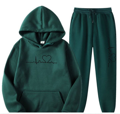 Comfortabele Oversized Dames Hoodie Trainingspak Set