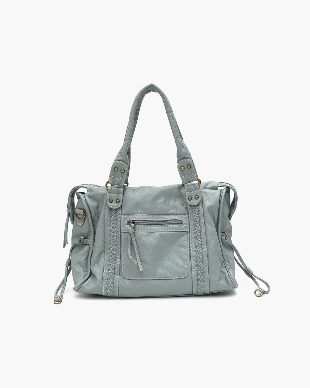 Trendy Luxe Dames Schoudertas met Rits Vakken