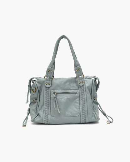 Trendy Luxe Dames Schoudertas met Rits Vakken