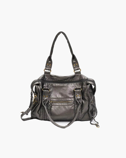 Trendy Luxe Dames Schoudertas met Rits Vakken