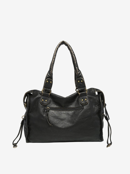 Trendy Luxe Dames Schoudertas met Rits Vakken