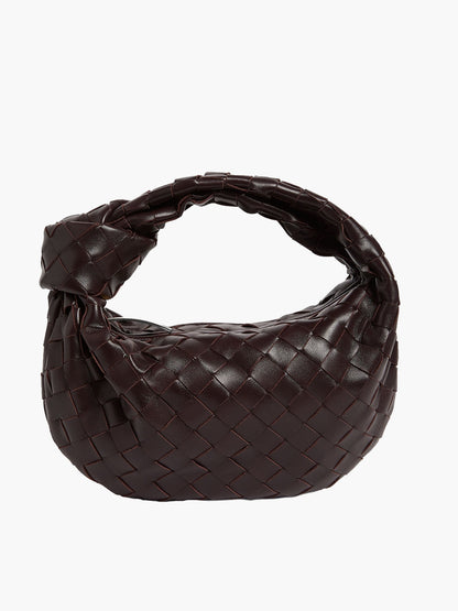 Luxe Vrouwen Schouder Tas Met Gevlochten Detail
