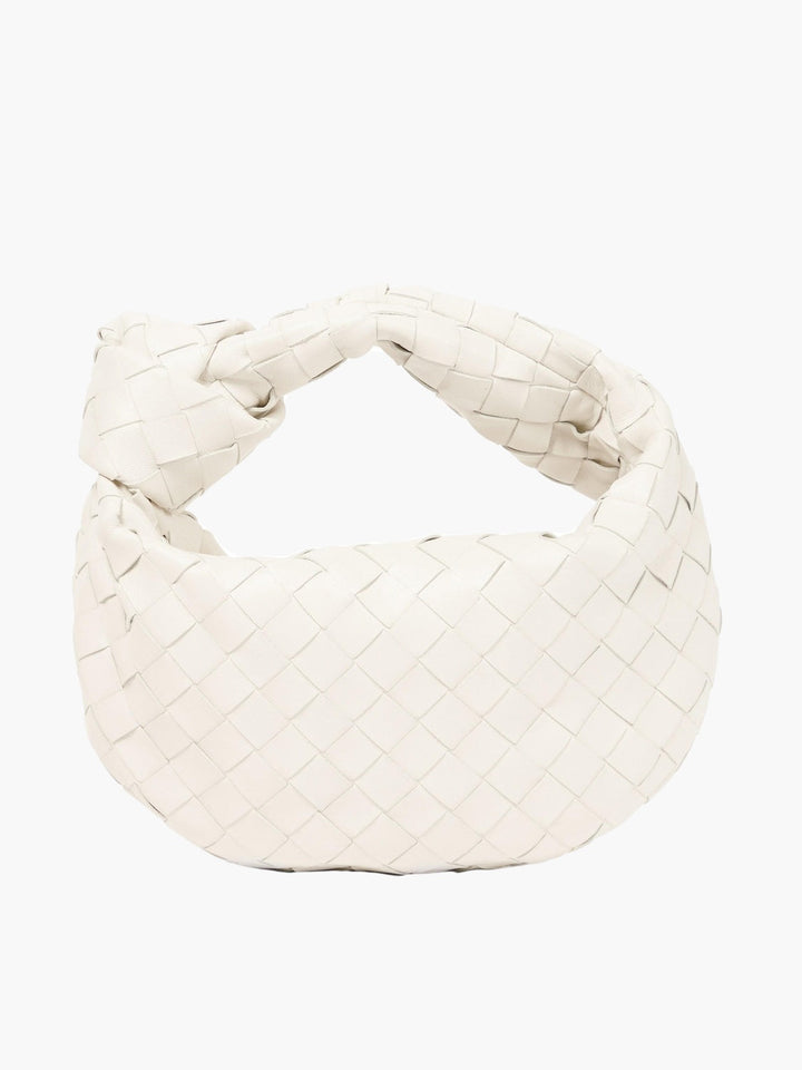 Luxury Women's Shoulder Bag with Braided Detail