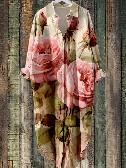 Armenia | Loose Women's Beach Dress with Floral Print