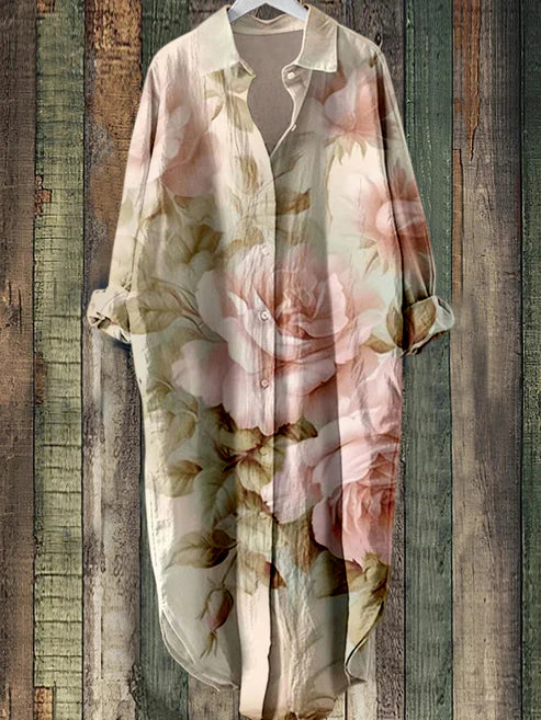 Armenia | Loose Women's Beach Dress with Floral Print