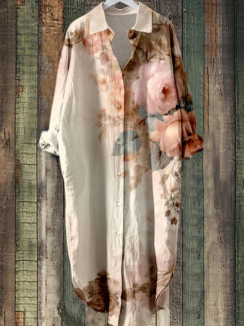 Armenia | Loose Women's Beach Dress with Floral Print