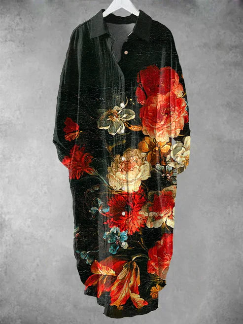Armenia | Loose Women's Beach Dress with Floral Print