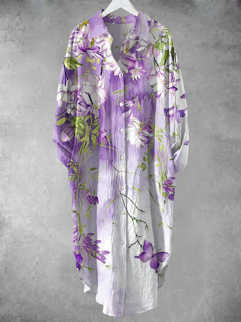 Armenia | Loose Women's Beach Dress with Floral Print