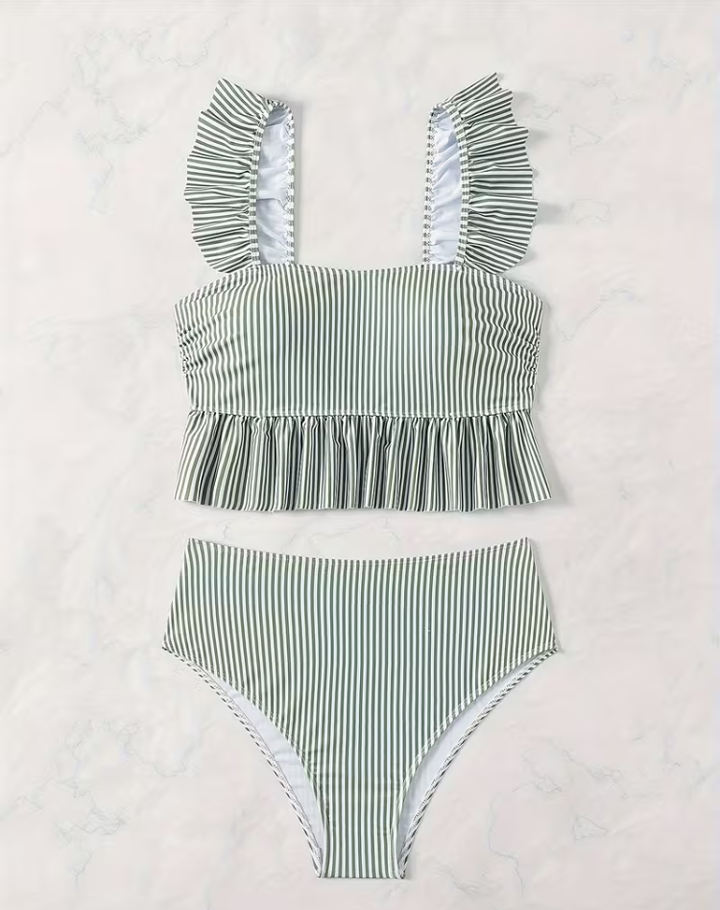 Laurina | Letni bikini z falbankami