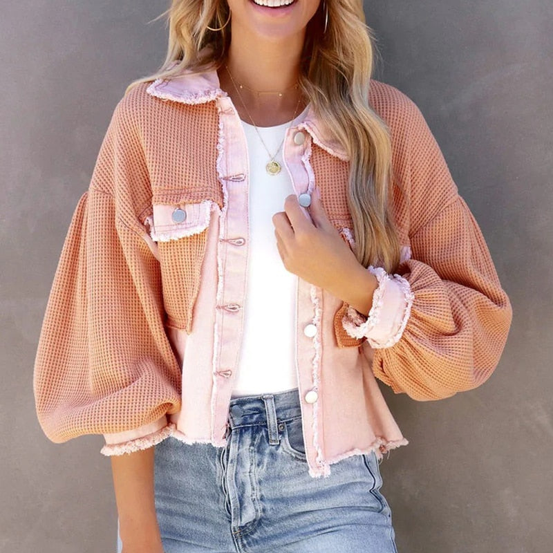Trendy Comfortable Women's Coat with Unique Playful Sleeves