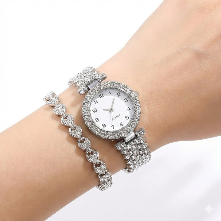 Luxury Women's Watch with Bracelet and Minimalist Design