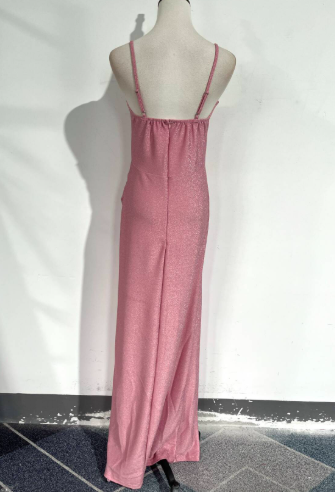 Aubrey | Galajurk Satijnen Maxi Jurk met Split