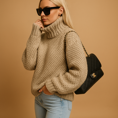 Oversized Gebreide Coltrui Voor Dames