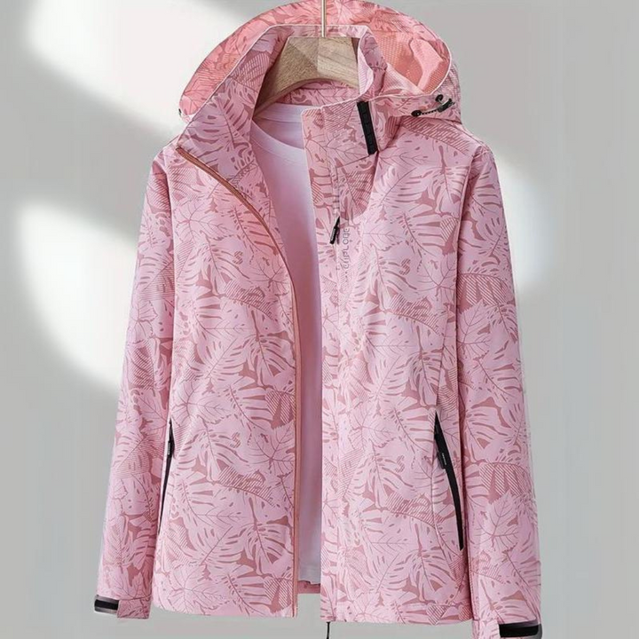 Waterafstotend Dames Windjack met Capuchon en Ritszakken