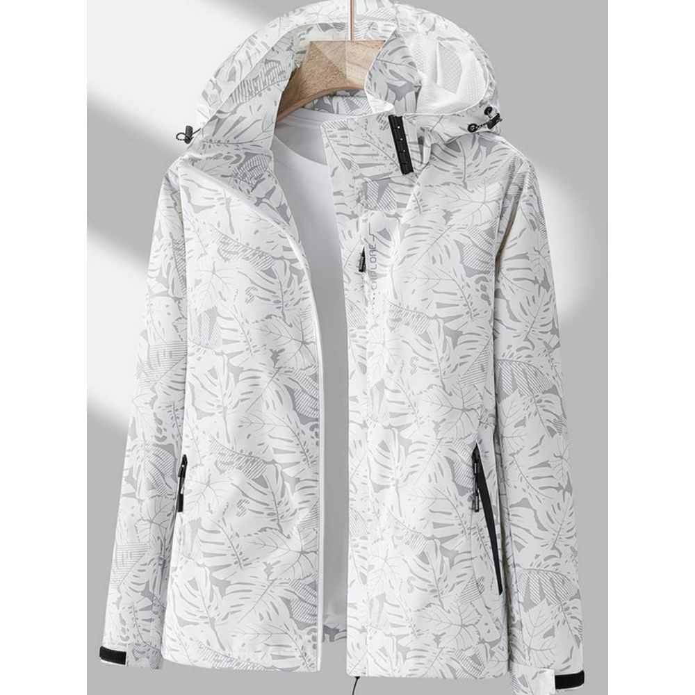 Waterafstotend Dames Windjack met Capuchon en Ritszakken