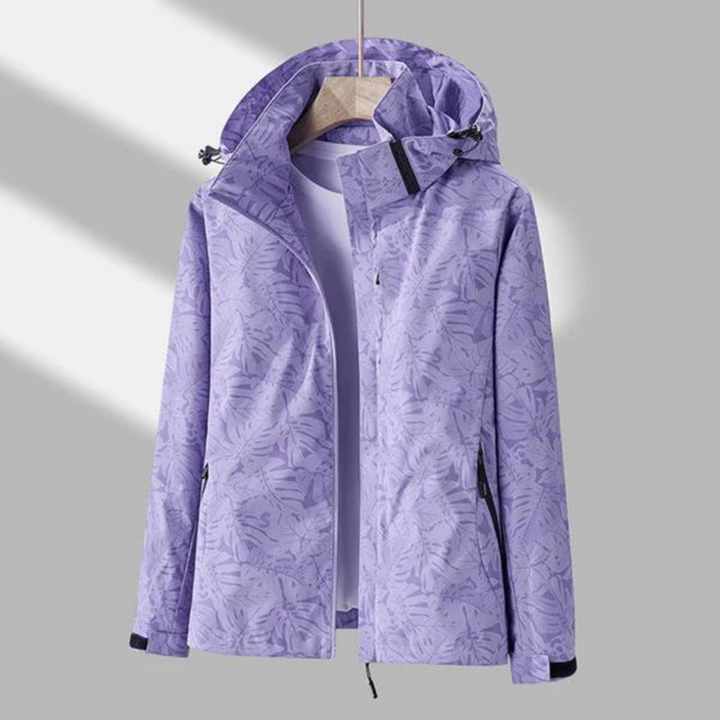 Waterafstotend Dames Windjack met Capuchon en Ritszakken