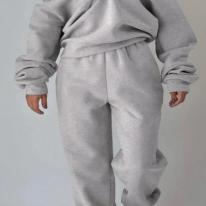 Zachte en comfortabele dames set met warme fleece