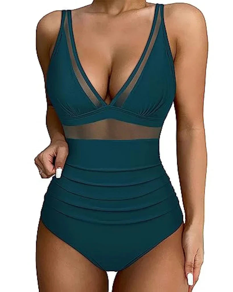 Remi | Plunge Mesh Badpak