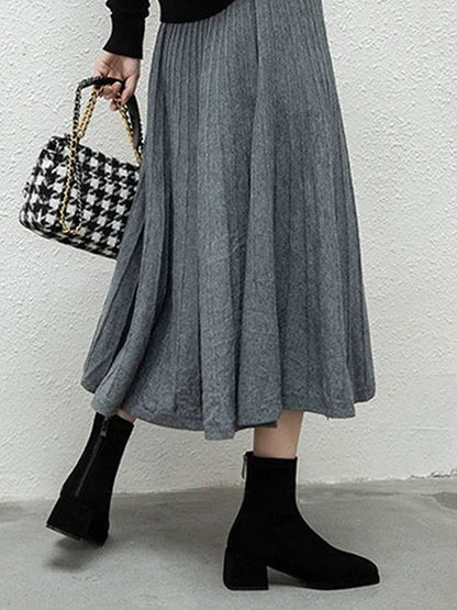 Stijlvolle Dames Zwarte Enkellaarsjes Met Lage Blokhak